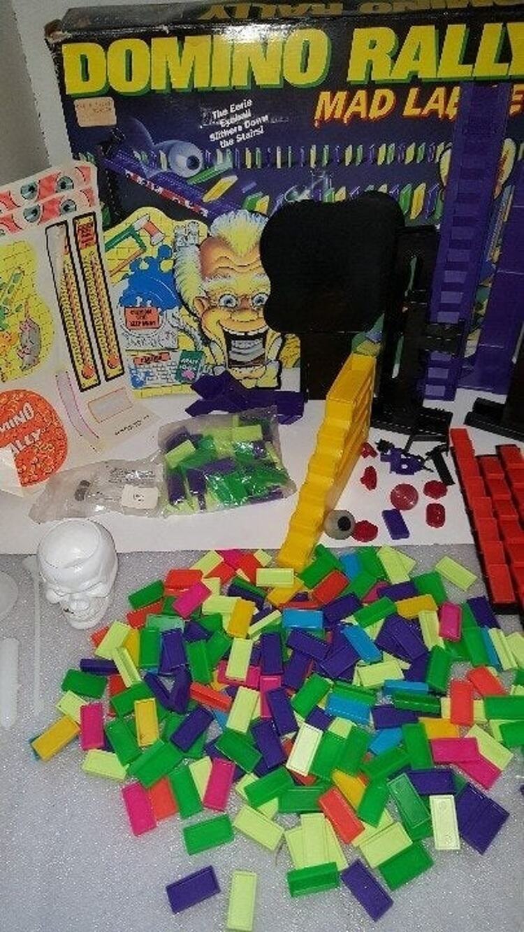 1996 Domino Rally Mad Lab Set Pressman